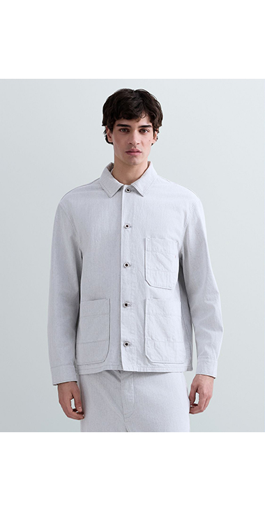 コットンツイル オーバーシャツ